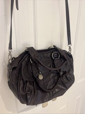 Nica Dark Purple Aubergine Cross Body Shoulder Bag Handbag