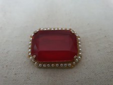 Vintage brooch with a large