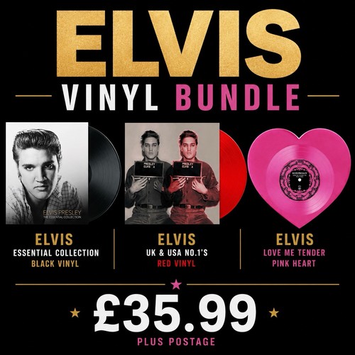 Elvis presley vinyl bundle - presley, lp