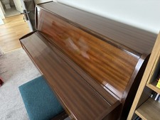 Upright Piano. Made by Rushworth and Dreaper. Including Storage Piano Stool.