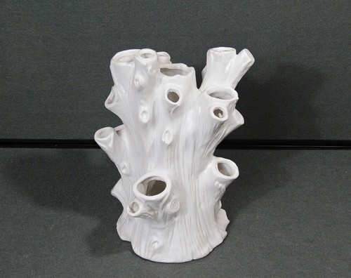 White ceramic tree trunk - ceramic,