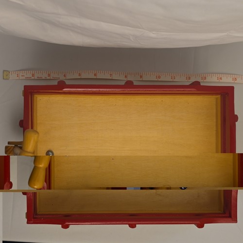 Wooden pull wagon cart - cart, toy