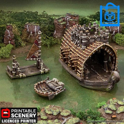Swamp boats tabletop gaming - tabletop,