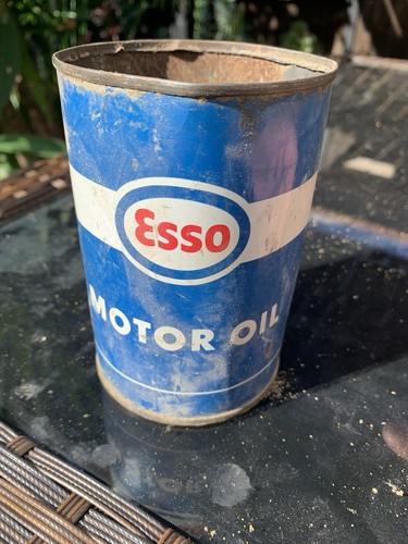 Esso motor oil vintage pint - esso,