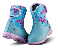 Muddies Puddle Butterflies 5.0 Wellingtons in Teal Blue