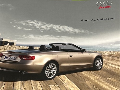 The audi cabriolet car - a5,