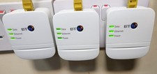 3 x BT Broadband Extender 600 wired AV600 Powerline Adapters + 3 x Ethernet