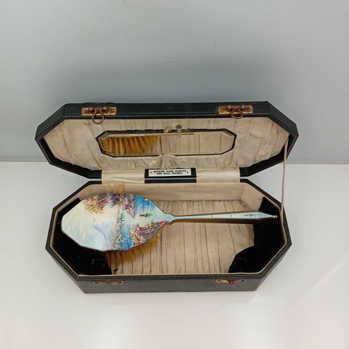 Beautiful hand painted - hand, enamel