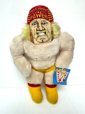 Vintage 1990s WWF Hulk Hogan Mini Pillow Pal Plush BNWT