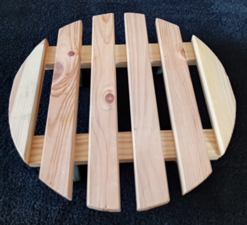 Wooden plant pot stand - pot, caddy