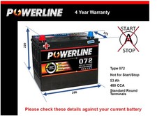 Battery fits WOLSELEY WOLSELEY
