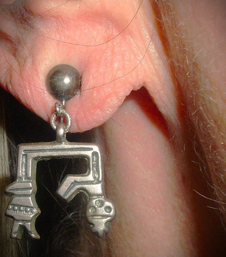 Old sterling silver tufa - sterling,