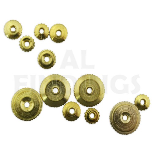Brass clock hand - 12, nuts