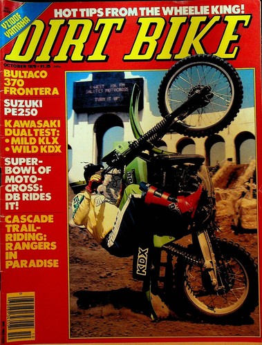 Dirt bike magazine october - bike,