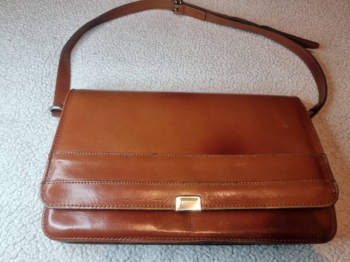 Vintage leather shoulder bag - vintage, /