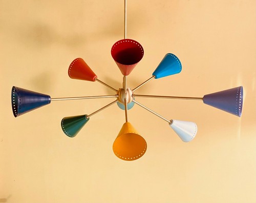 Huge size cone sputnik - , brass