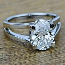 3.0Ct Oval Cut Lab-Created