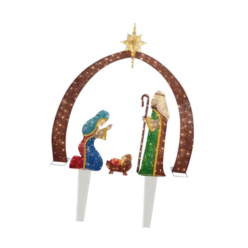 Outdoor holy family nativity - holy,
