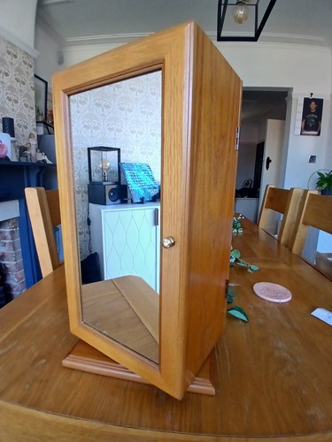 Spinning double mirrored - double, wood