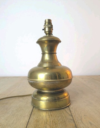 Vintage brass lamp - vintage, table