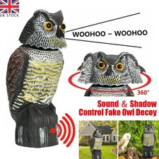 Realistic Owl Decoy Deterrent