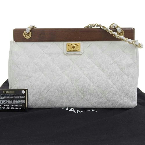 Chanel shoulder bag - chanel, wood