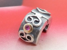 Auth.Pandora Silver with 14K