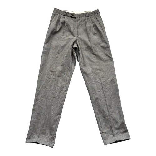 Vintage 80s trousers grey - trousers,