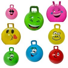 SKIPPY BALL INFLATABLE SPACE HOPPER RETRO BOUNCER TOY SMILEY FACE KIDS 60 CM