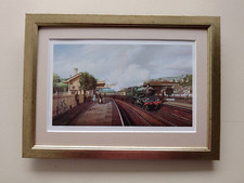Don Breckon Steam Train print 'Lostwithiel Station'  Cornwall  FRAMED