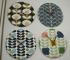 Handmade fabric clock - Orla Kiely - large range of patterns