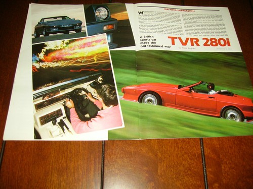 1988 tvr 280i sports - tvr,