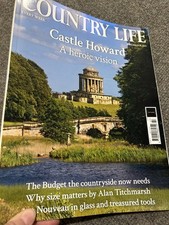 COUNTRY LIFE MAGAZINE NOVEMBER 2025 ~ NEW Castle Howard Home Decor Architecture