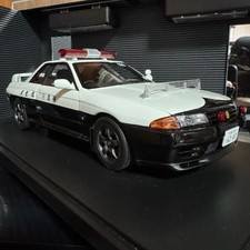 AUTOart 1/18 Skyline GT-R R32 Kanagawa Police Diecast Model Car Unused