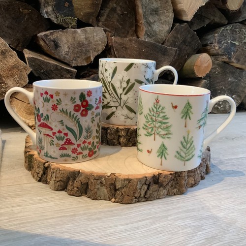 Bone china mug christmas - china,