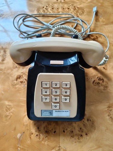 Retro 1970s telephone push - 1970s, bt