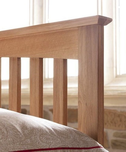 4ft6 real oak wood double - real,
