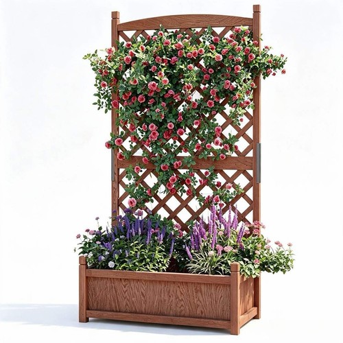 Wooden planters garden - garden, boxes