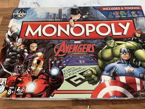 Monopoly marvel avengers board - marvel,