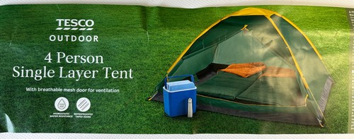 Person single layer - person, tent