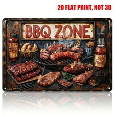 BBQ ZONE Sign Food Kitchen