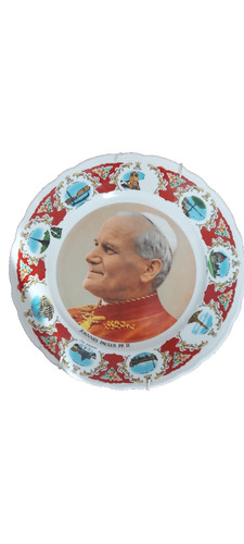 Commemorative plates john paul - plates,