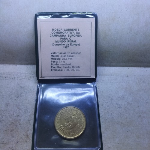 1987 escudos coin - escudos,