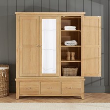 3 Door Wardrobe with 3 Drawers