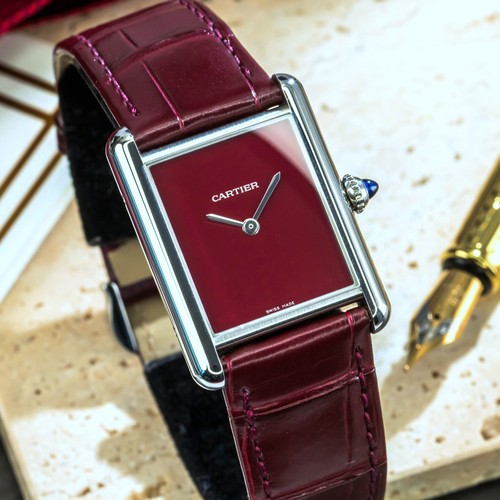 Cartier tank must red - cartier, dial