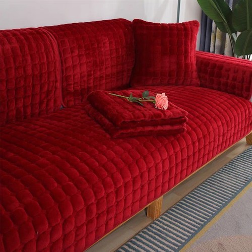 Sofa seat cover flannel couch - seat,