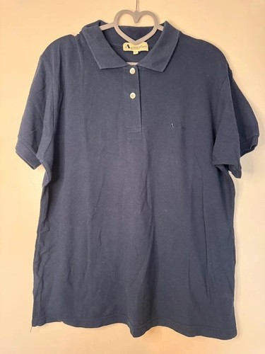 Aquascutum navy polo shirt - navy,