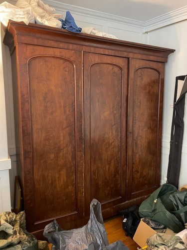 Victorian mahogany triple - mahogany,