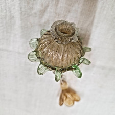 Vintage Murano Green Gold