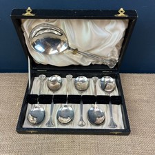 6 X VINTAGE ART DECO SILVER
